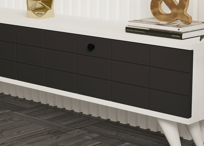 Hanah Home Soporte para TV Alberi Antracita y Blanco